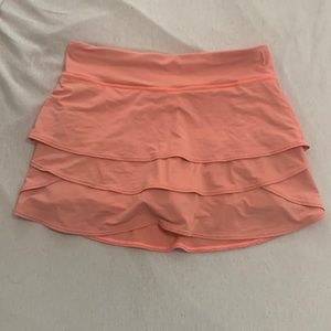 Orange Athleta Athletic Skort